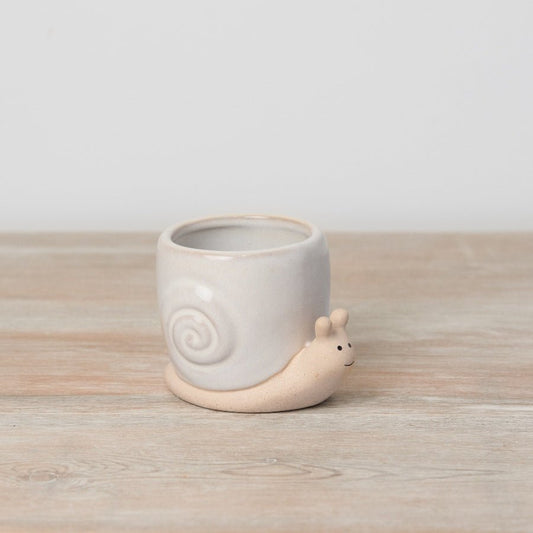 Snail Plant Pot - Peppy & Sage