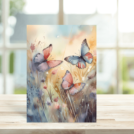 Spring Butterfly Card - Peppy & Sage