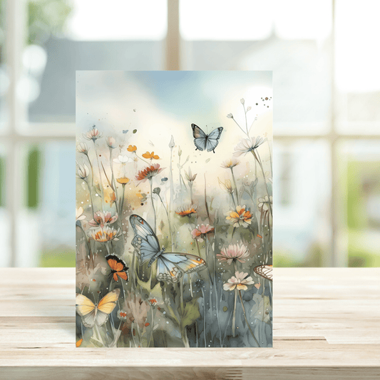 Spring Meadow Card - Peppy & Sage