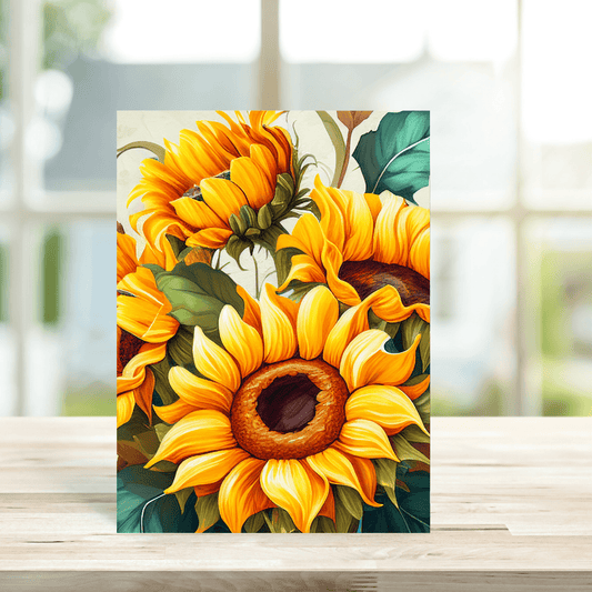 Sunflowers Birthday Card - Peppy & Sage