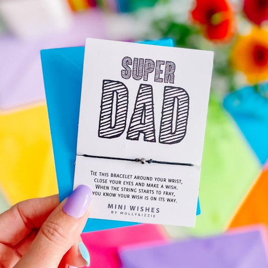 Super Dad Wish Bracelet - Peppy & Sage