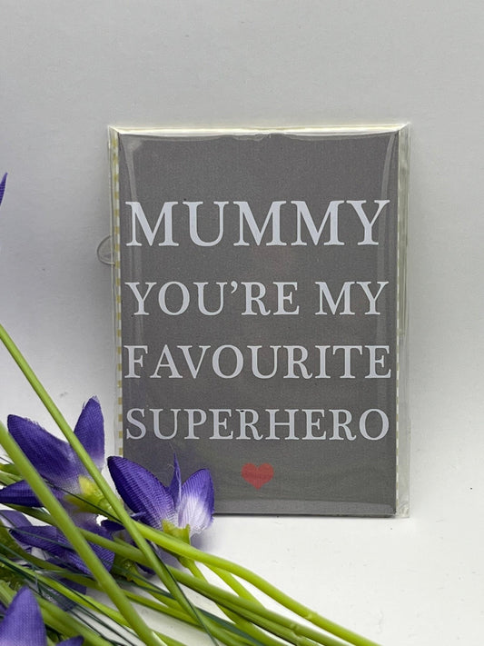 Superhero Mum Metal Magnet - Peppy & Sage