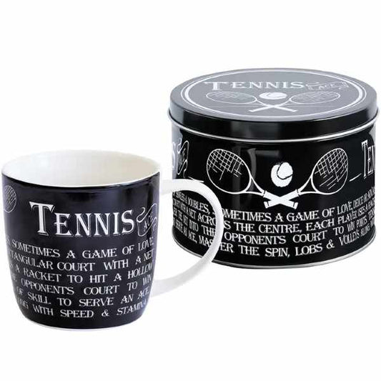 Tennis Mug In A Tin - Peppy & Sage