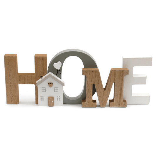 Wooden Home Freestanding Sign - Peppy & Sage